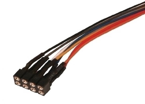 Tams Elektronik,NEM 652 Schnittstellenbuchse mit Kabel, 70-01011-01,  70-01011-05