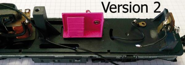 Tams Elektronik, Decoderhalterungen, 2 Versionen, 70-01810-01, 70-01810-05, 70-01820-01, 70-01820-05