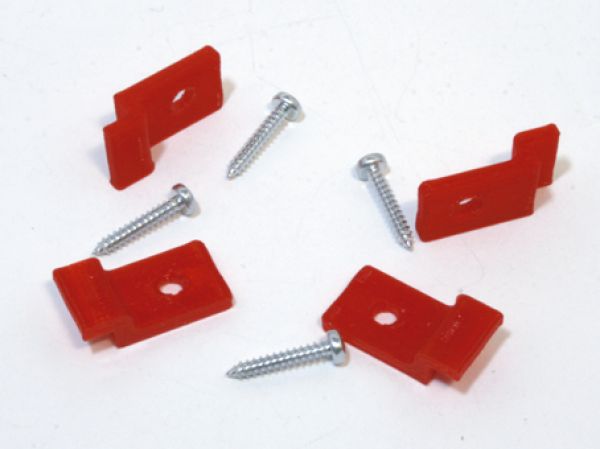 Tams Elektronik, Eurobox-Halterungen, schwarz / rot, 70-08913-04 - 70-08918-04