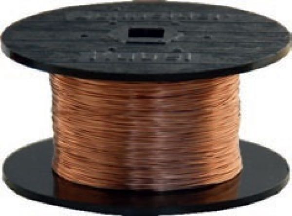 Kupfer Lackdraht Ø 0,3 mm, Kupferlackdraht farblos, Lötbar, 0,30 mm, 100 m Spule, LD30 - M60