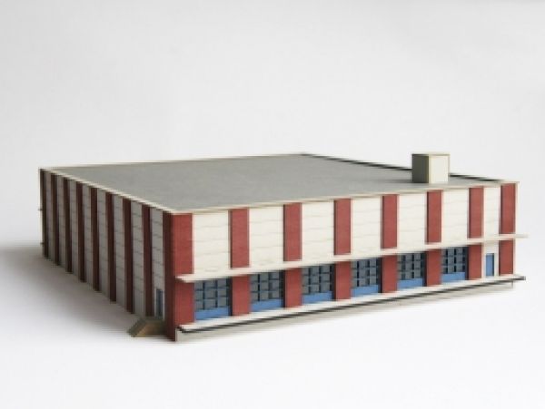 DM-Toys 701, Lasercut Bausatz, Speditionslager groß, 1:160 Spur N