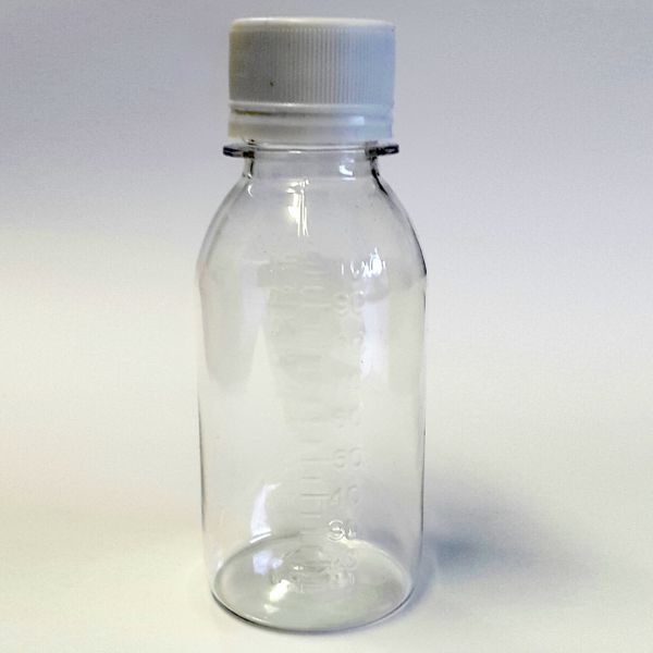 PE Leerflasche mit Schraubverschluss, 100ml