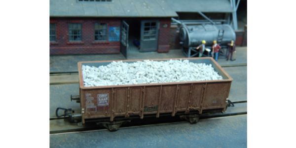 Juweela 28009, 1:87, Ziegel (NF) Grau Hell, Spur H0, Made in Germany