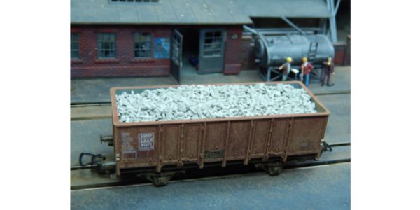 Juweela 28014, 1:87, Ziegel (NF) Grau Dunkel, Spur H0, Made in Germany