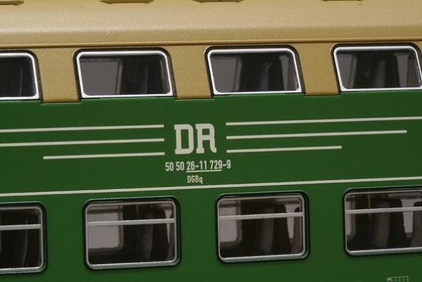 Kres Modelle 19741, Spur TT, Mittel-Zwischenwagen für 4-teiligen Doppelstockgliederzug 1974 / 1974D