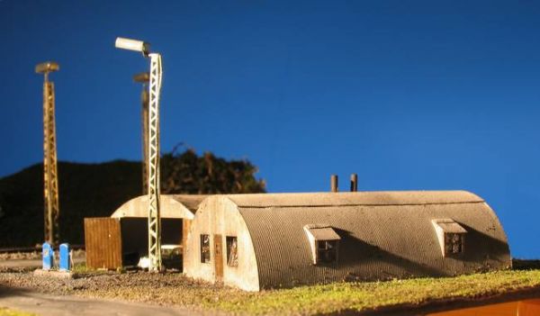 Ndetail 104, Bausatz "Nissenhütte als Wohngebäude", Spur N