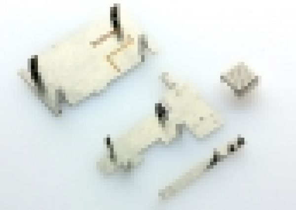 Ndetail 702, Bausatz Weichenmechanik mit Stellhebel für Peco Weichen, Spur N