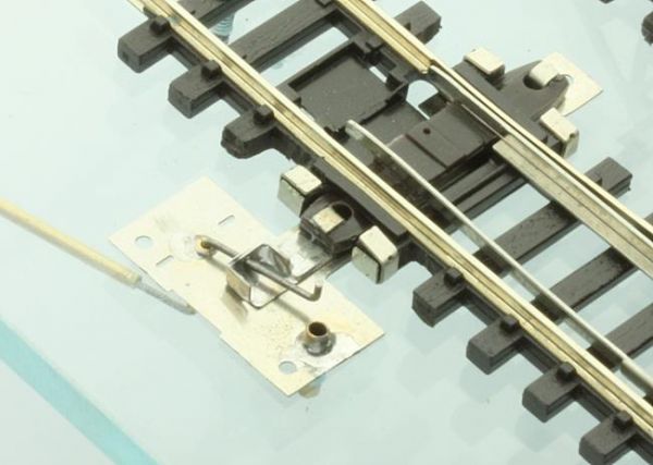 Ndetail 702, Bausatz Weichenmechanik mit Stellhebel für Peco Weichen, Spur N