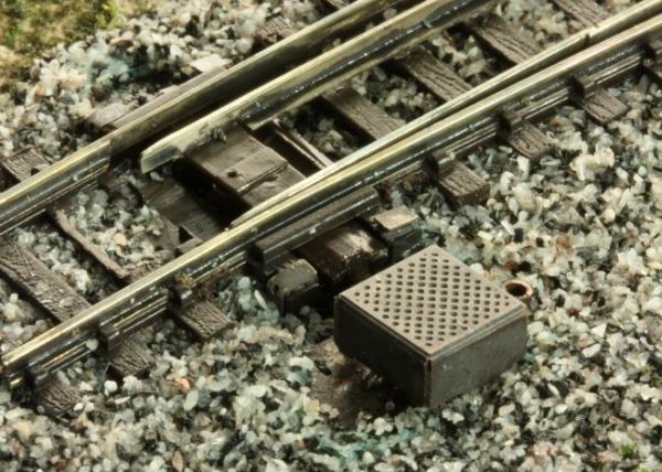 Ndetail 702, Bausatz Weichenmechanik mit Stellhebel für Peco Weichen, Spur N