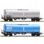 Igra Model, Spur H0, Zacns 88, Kesselwagen Slovvagon, 2er Set, Epoche VI, DC, 96210016