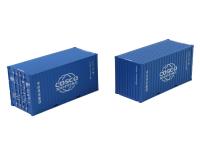 Igra Model, Spur H0, Container 20` 20ft "COSCO Shipping", High Cube, 2 Stk., 98010027