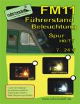Ruhrmodell FM11, Lok-Führerstandbeleuchtung, gelb