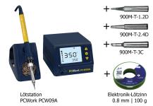 Tams Elektronik, Lötstation PCWork PCW09A, Starter-Set, 31-10011-01